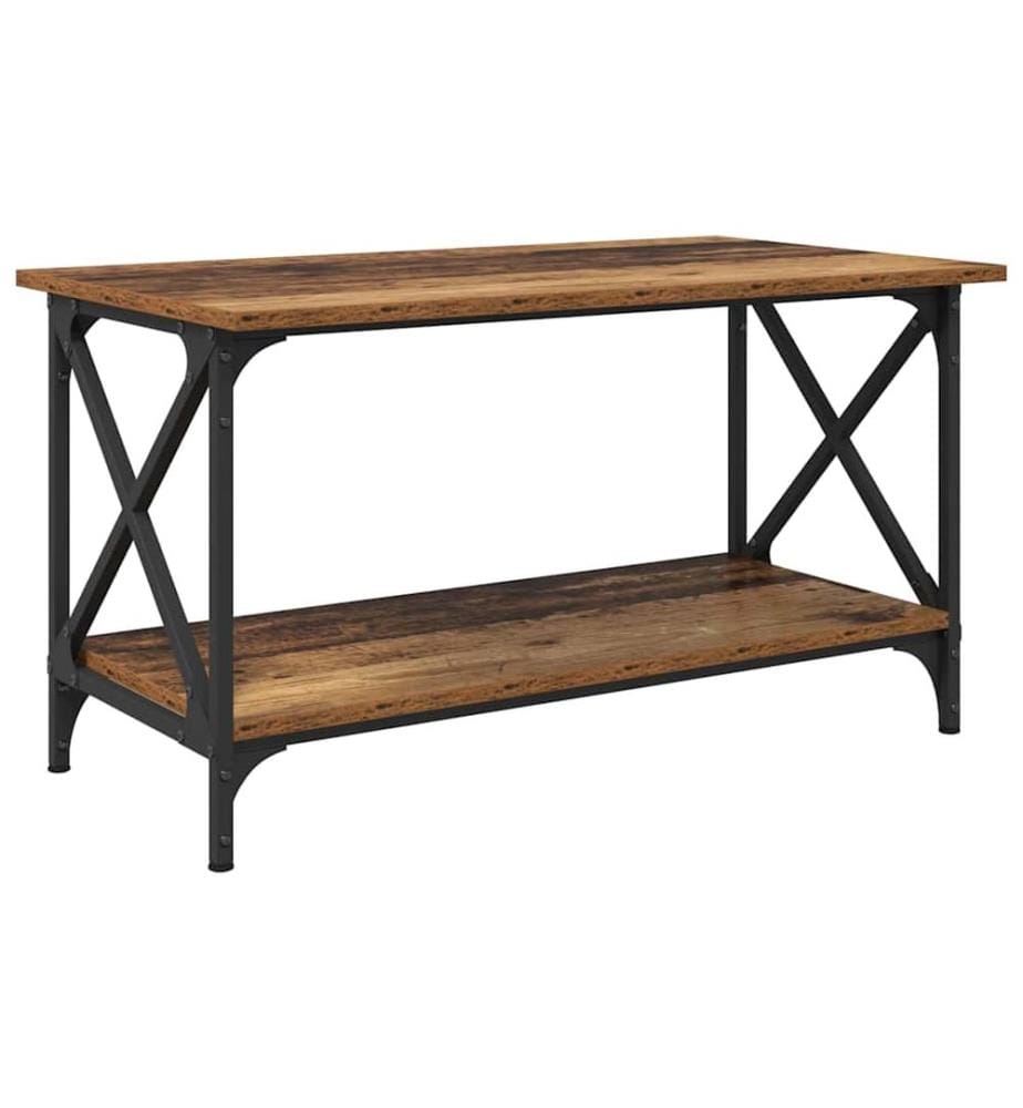 Couchtisch Altholz 80 x 45 x 45.5 cm Holzwerkstoff