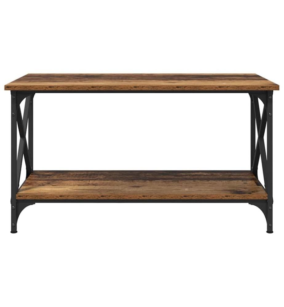 Couchtisch Altholz 80 x 45 x 45.5 cm Holzwerkstoff