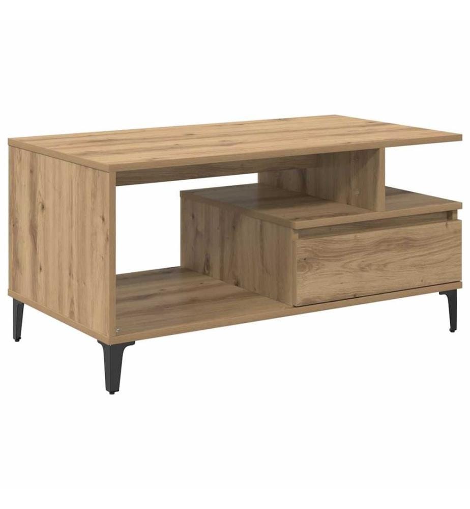Couchtisch Artisan-Eiche 90 x 49 x 45 cm Holzwerkstoff
