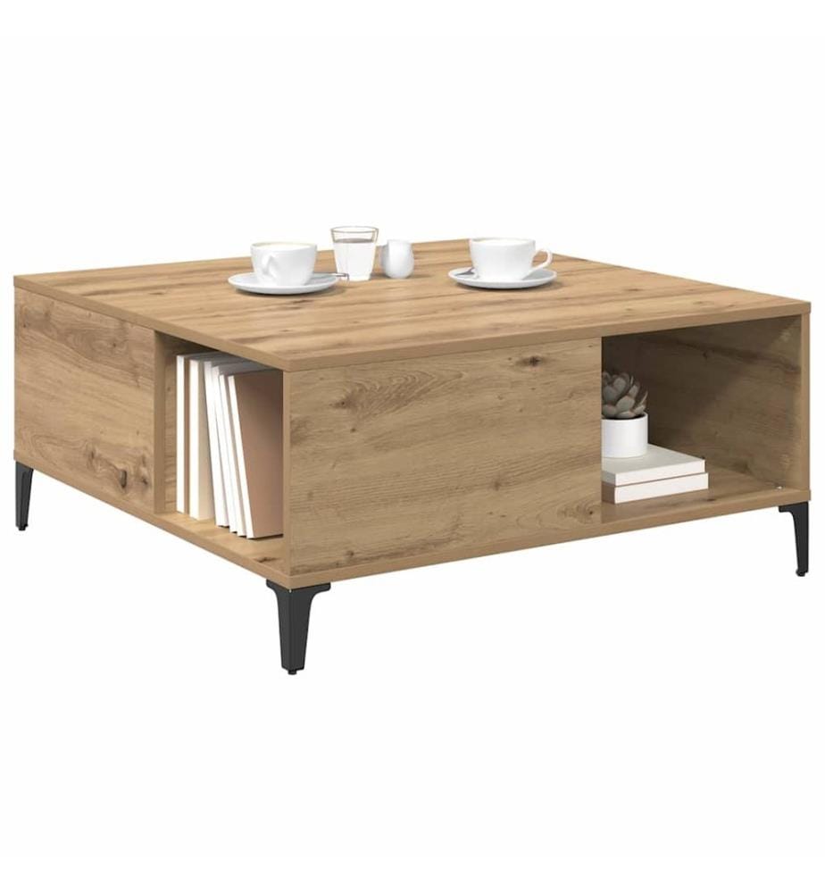 Couchtisch Artisan-Eiche 80 x 80 x 36,5 cm Holzwerkstoff