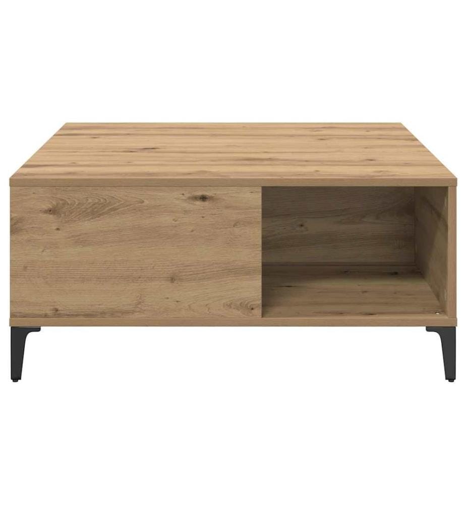 Couchtisch Artisan-Eiche 80 x 80 x 36,5 cm Holzwerkstoff