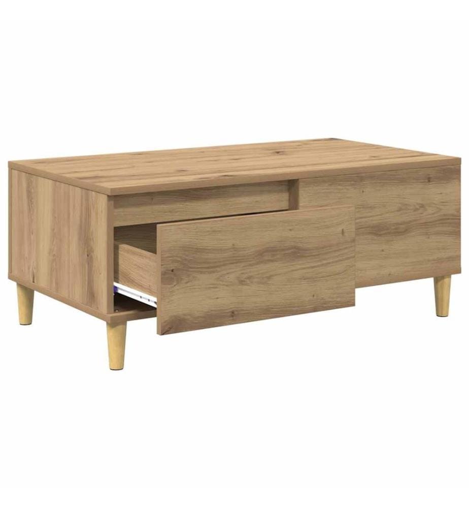 Couchtisch Artisan-Eiche 90 x 50 x 35 cm Holzwerkstoff