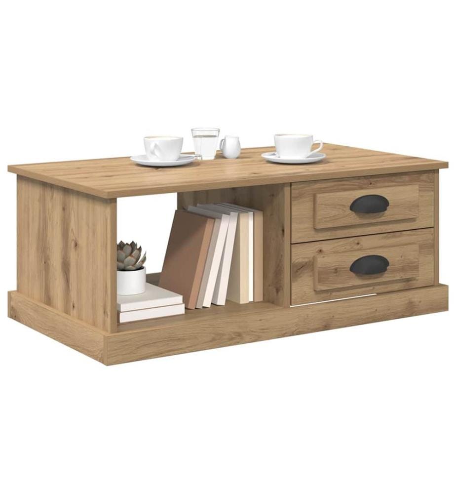 Couchtisch Artisan-Eiche 90 x 50 x 35 cm Holzwerkstoff