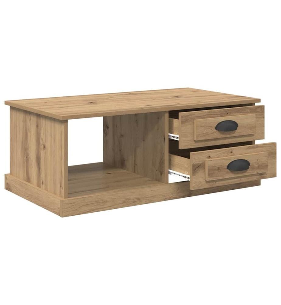 Couchtisch Artisan-Eiche 90 x 50 x 35 cm Holzwerkstoff
