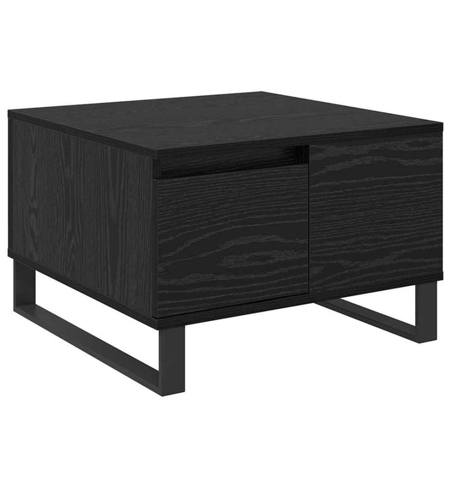 Couchtisch Schwarz Eichen-Optik 55 x 55 x 36,5 cm Holzwerkstoff