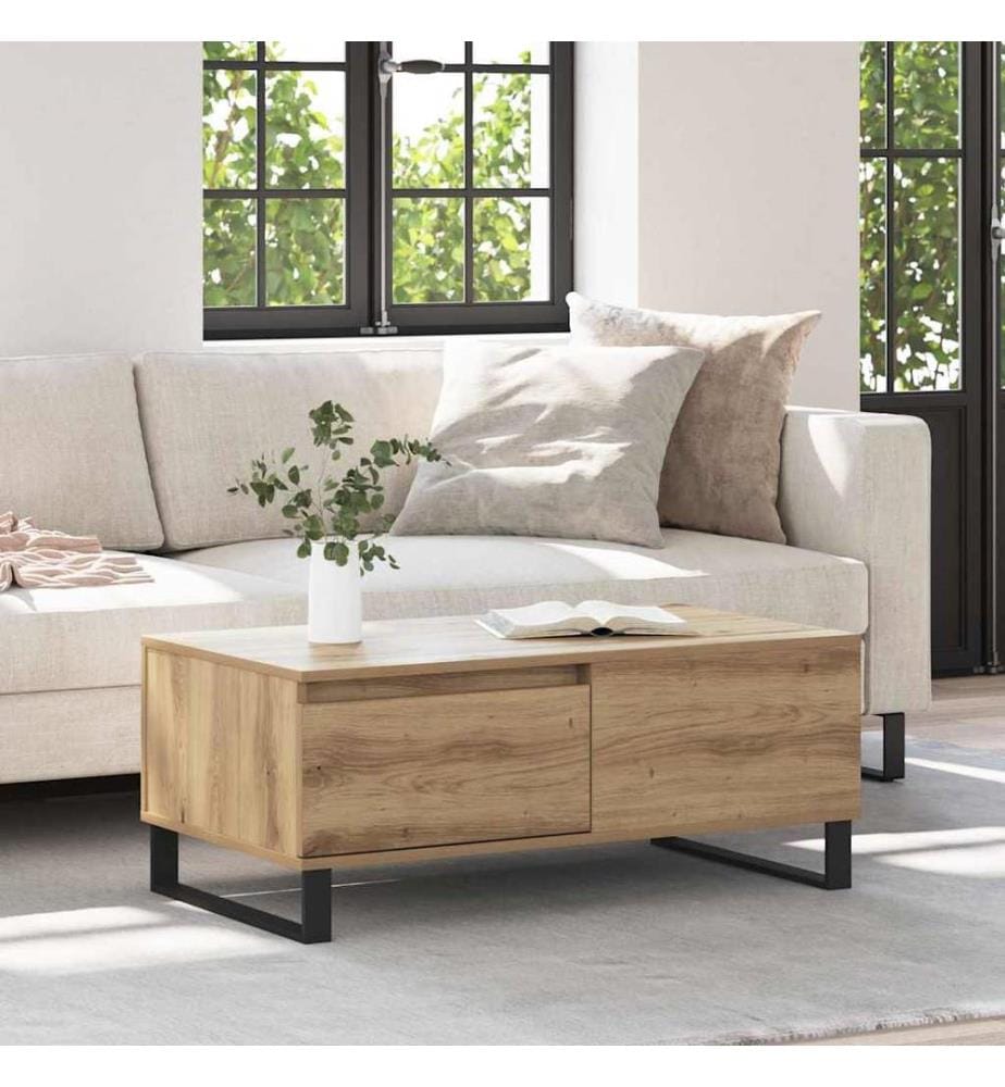 Couchtisch Artisan-Eiche 90 x 50 x 36,5 cm Holzwerkstoff