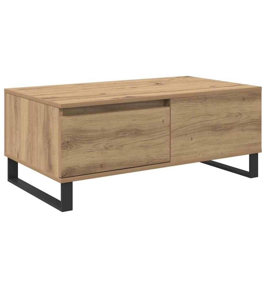 Couchtisch Artisan-Eiche 90 x 50 x 36,5 cm Holzwerkstoff
