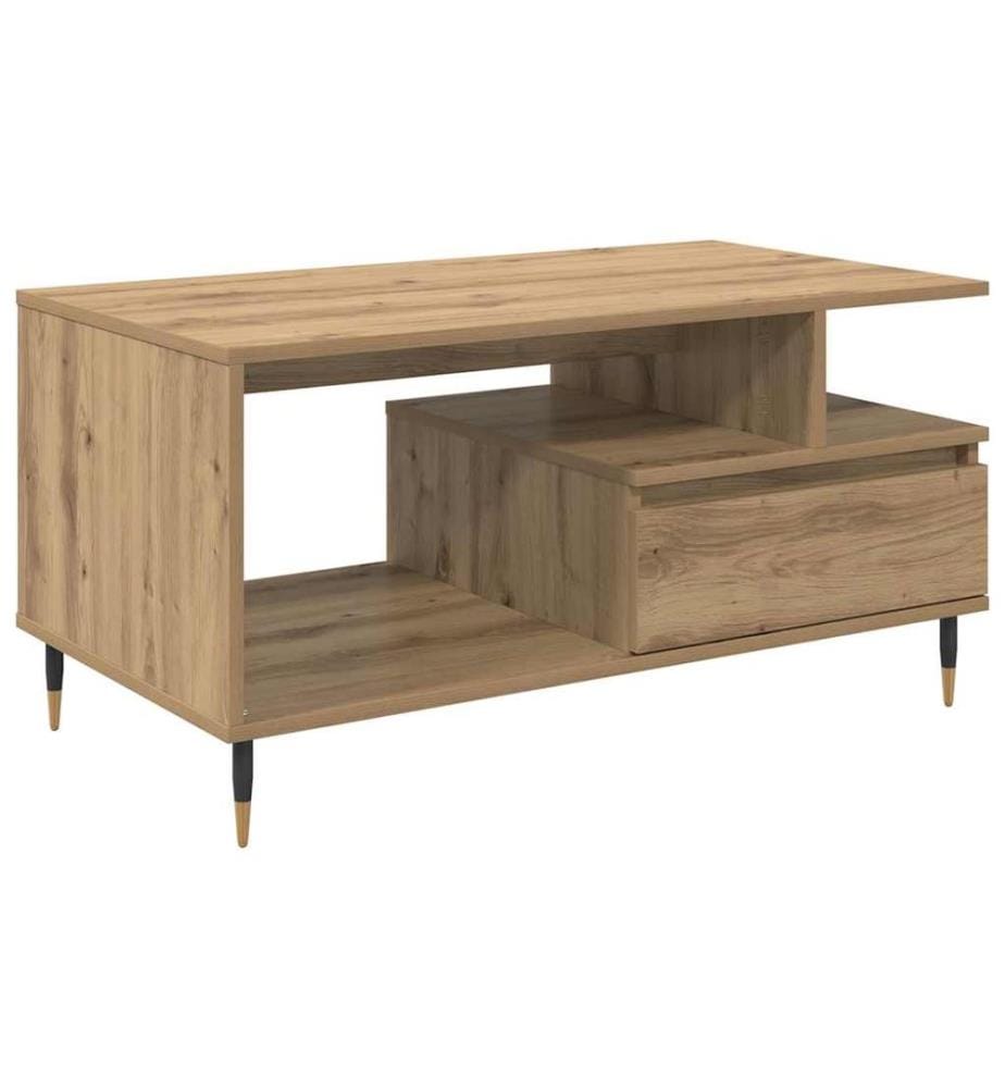 Couchtisch Artisan-Eiche 90 x 49 x 45 cm Holzwerkstoff
