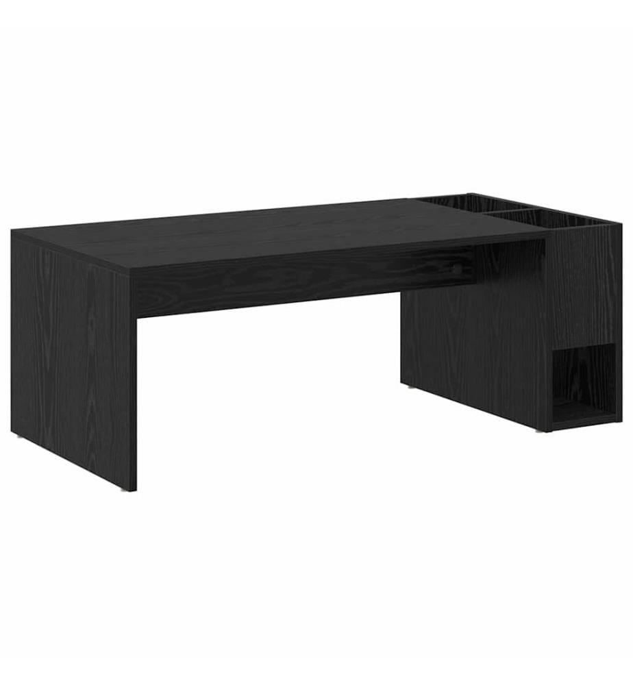 Couchtisch Schwarz Eichen-Optik 101,5 x 50 x 37 cm