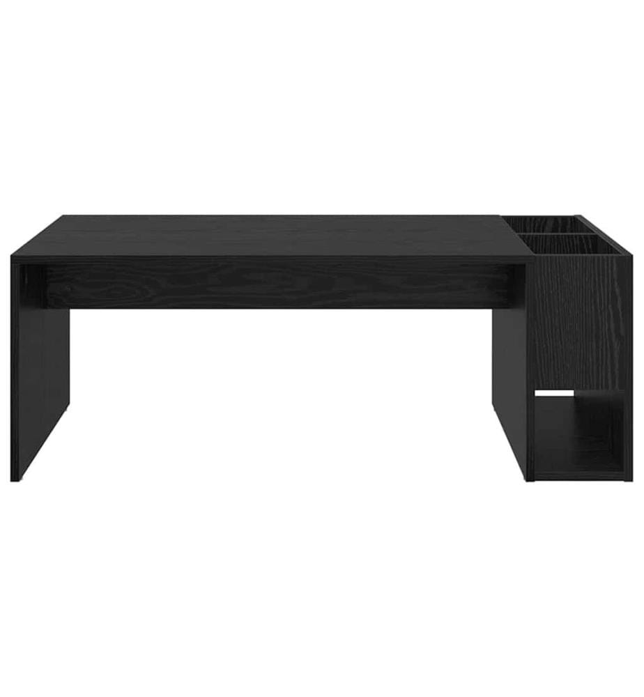 Couchtisch Schwarz Eichen-Optik 101,5 x 50 x 37 cm