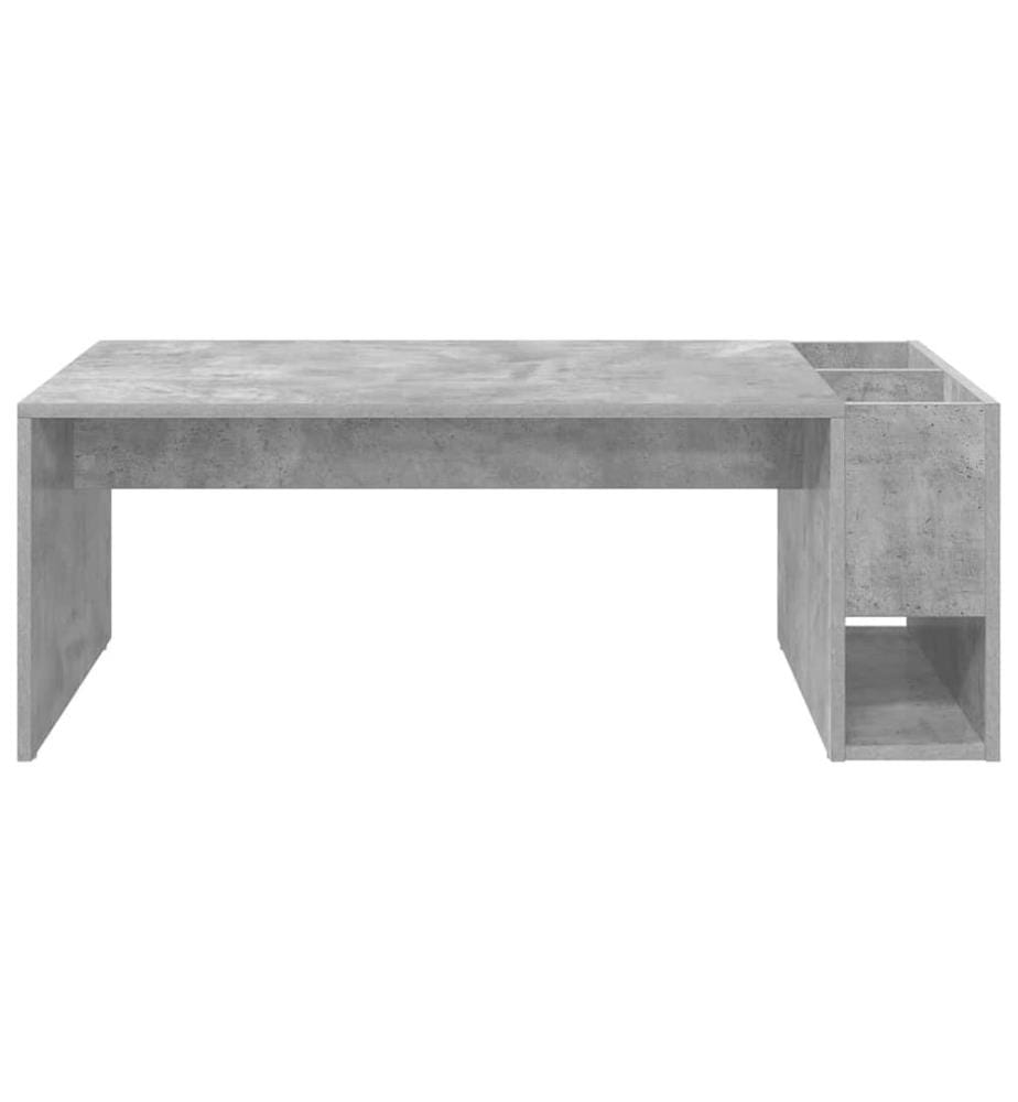 Couchtisch Beton Grau 101,5 x 50 x 37 cm Holzwerkstoff