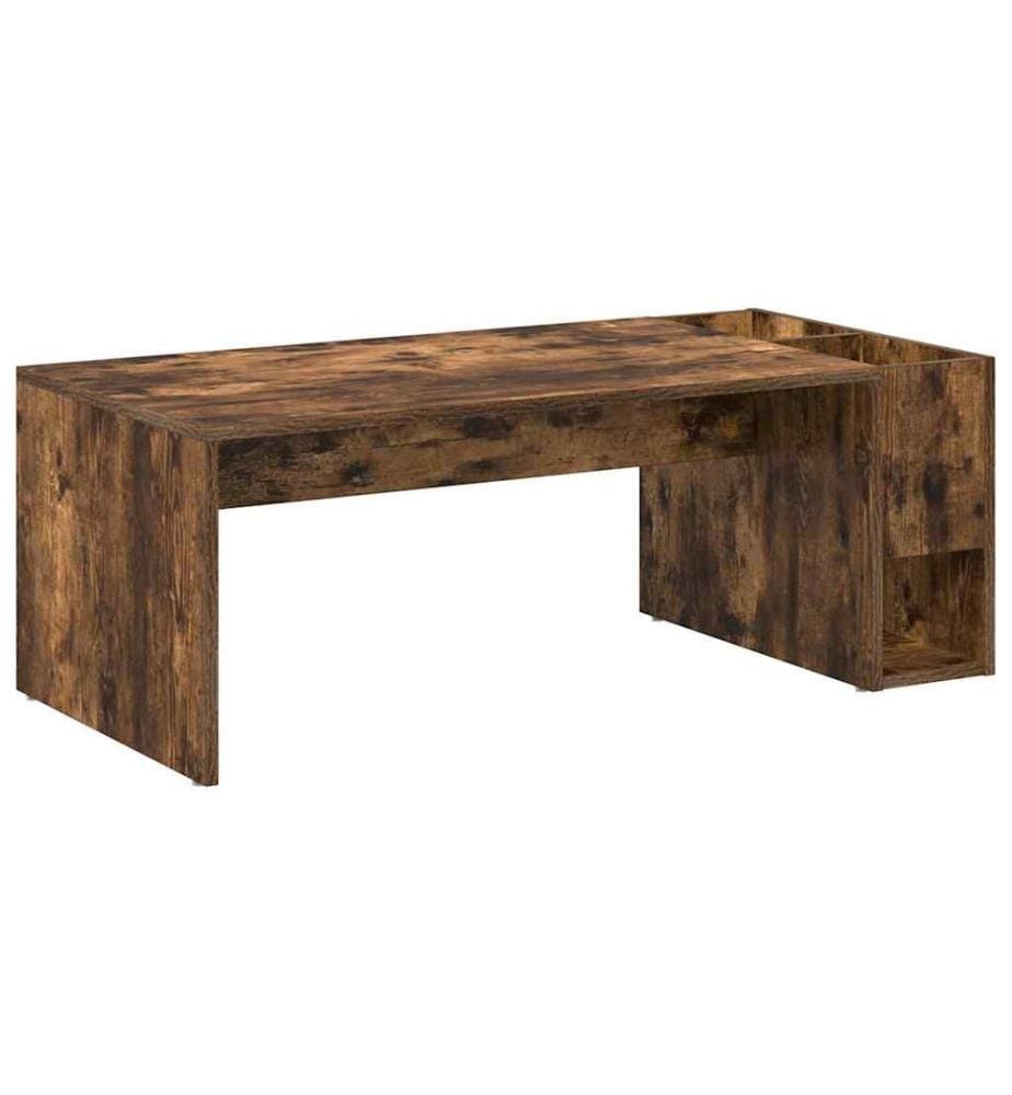 Couchtisch Geräucherte Eiche 101,5 x 50 x 37 cm Holzwerkstoff