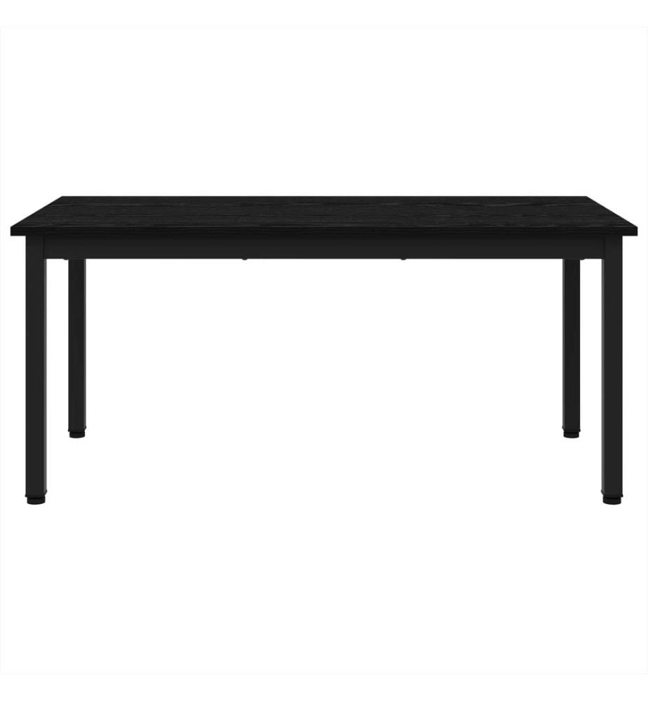 Couchtisch Schwarz Eichen-Optik 100 x 50 x 45 cm Holzwerkstoff