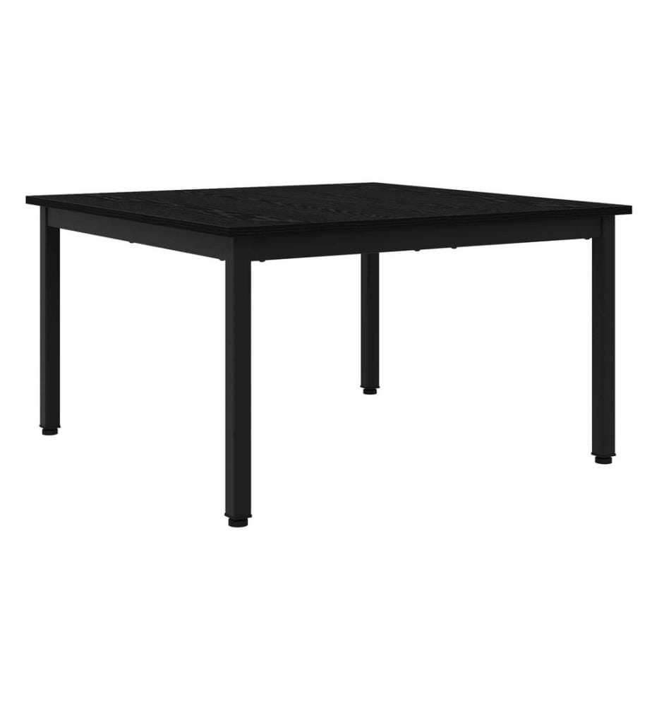 Couchtisch Schwarz Eichen-Optik 80 x 80 x 45 cm Holzwerkstoff