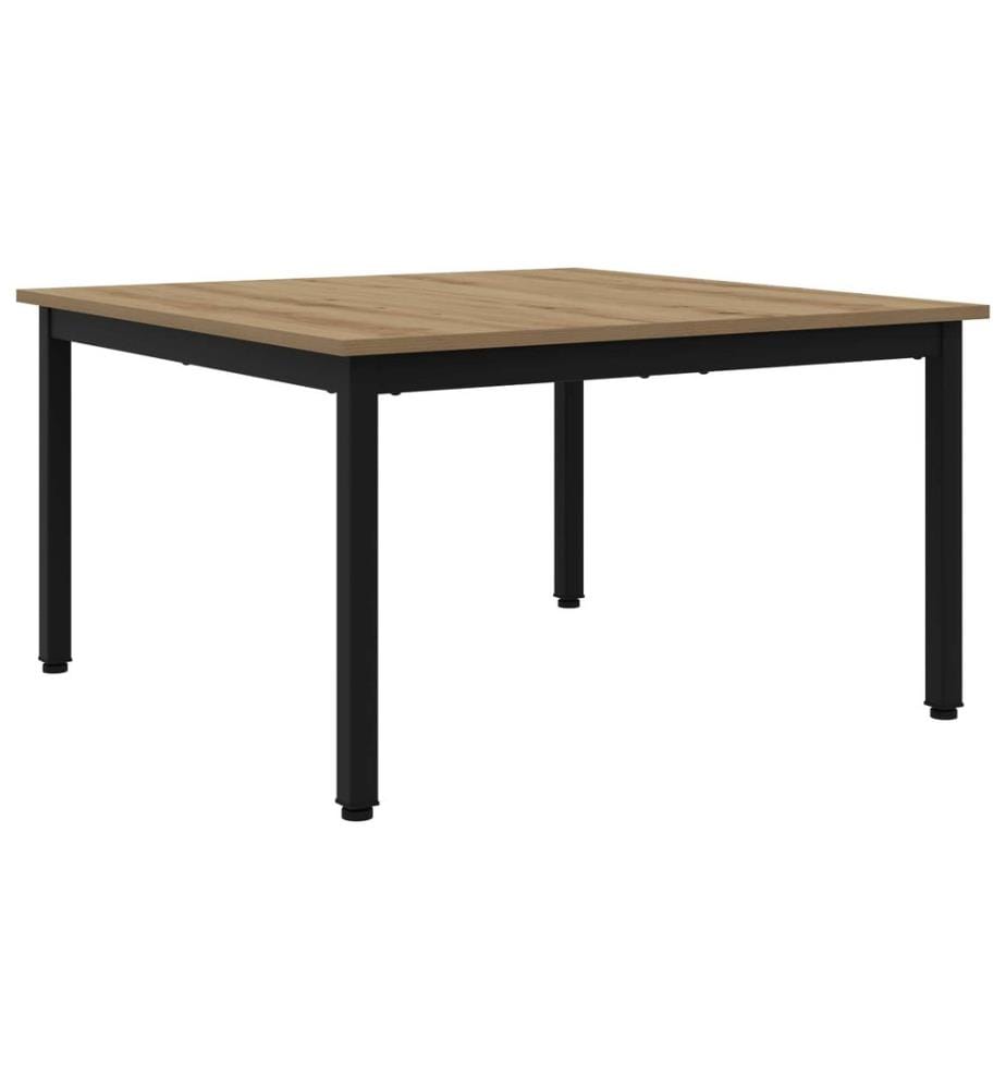 Couchtisch Kunsthandwerk Eiche 80 x 80 x 45 cm Holzwerkstoff