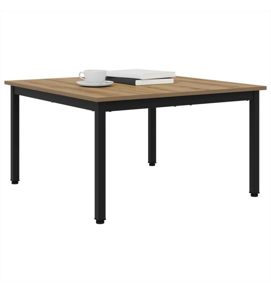 Couchtisch Kunsthandwerk Eiche 80 x 80 x 45 cm Holzwerkstoff