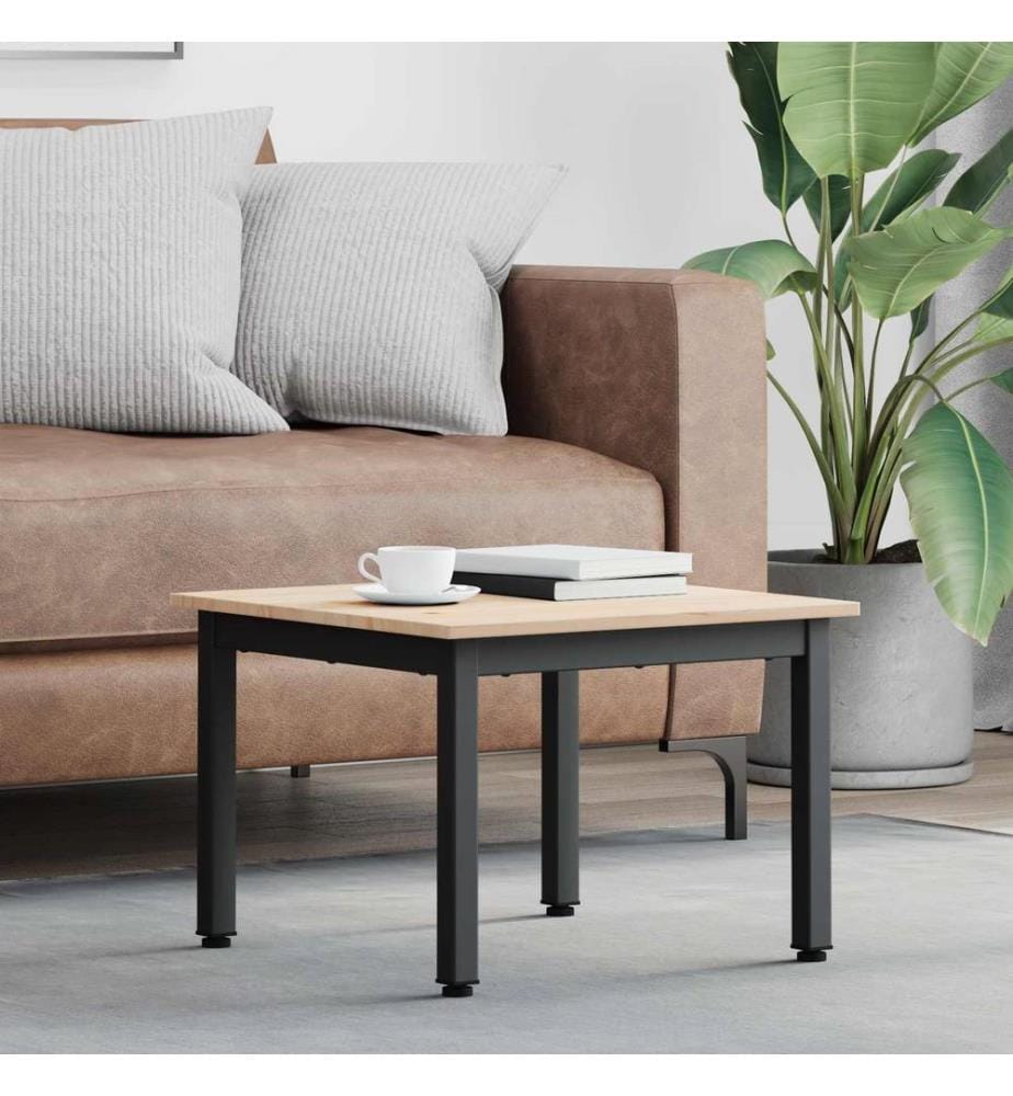 Couchtisch Natur 50 x 50 x 36 cm Massives Kiefernholz