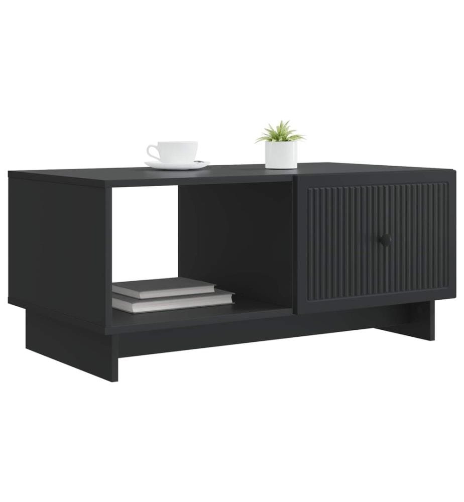 Couchtisch Schwarz 90 x 50 x 40 cm Holzwerkstoff
