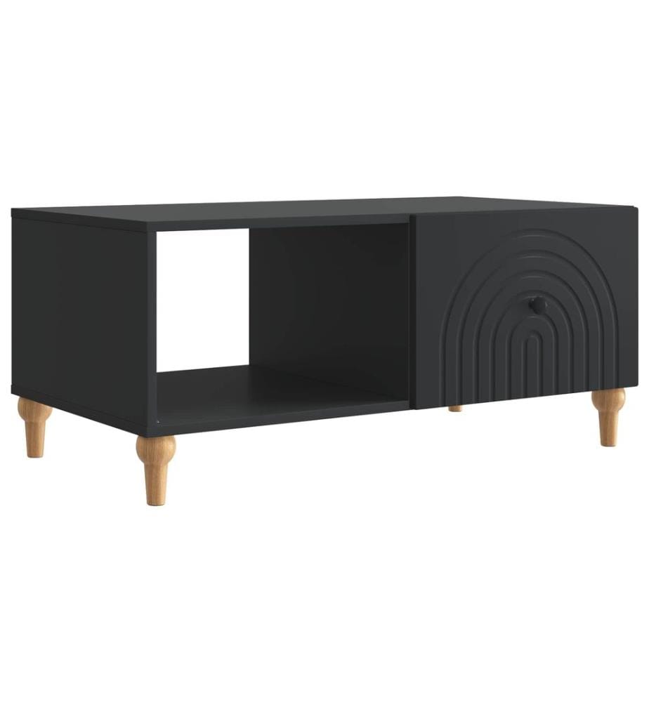 Couchtisch Schwarz 90 x 50 x 40 cm Holzwerkstoff