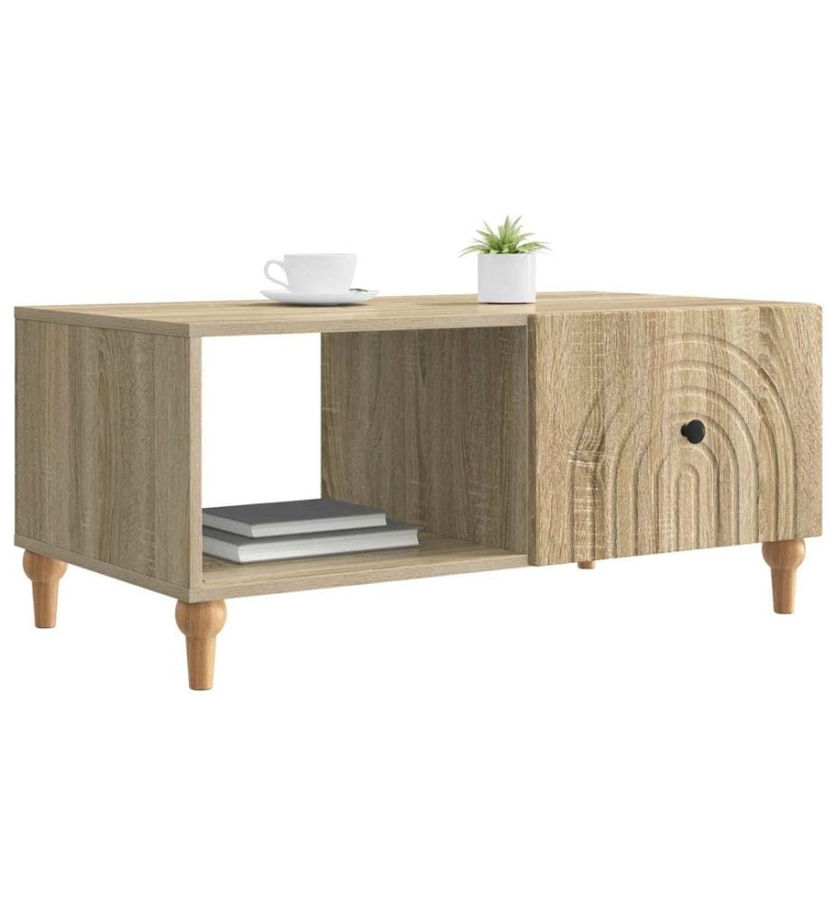 Couchtisch Sonoma-Eiche 90 x 50 x 40 cm Holzwerkstoff