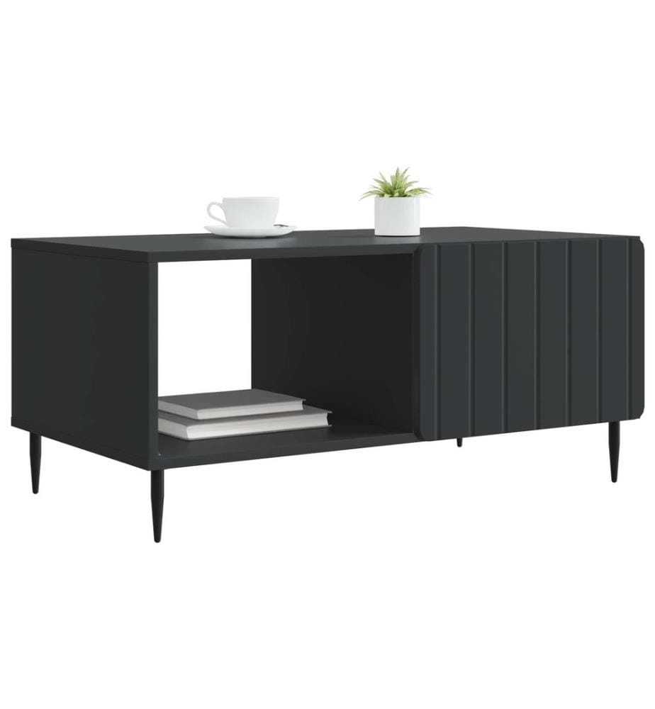 Couchtisch Schwarz 90 x 50 x 40 cm Holzwerkstoff