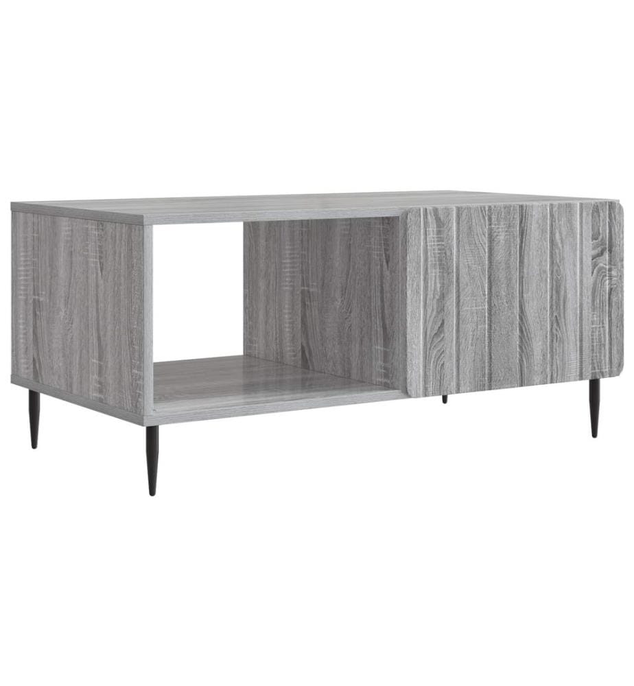 Couchtisch Grau Sonoma 90 x 50 x 40 cm Holzwerkstoff