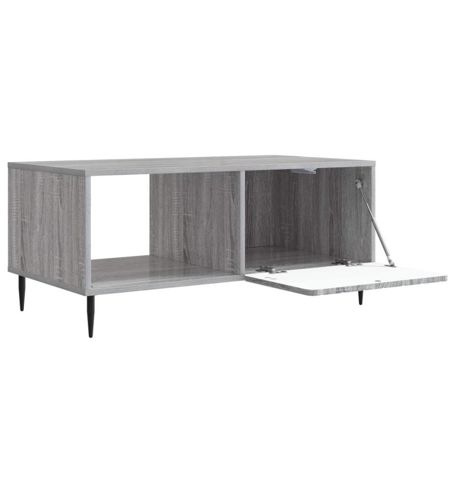 Couchtisch Grau Sonoma 90 x 50 x 40 cm Holzwerkstoff