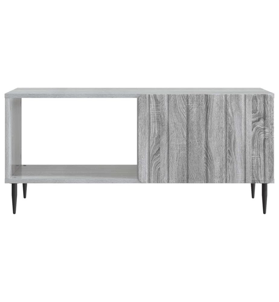 Couchtisch Grau Sonoma 90 x 50 x 40 cm Holzwerkstoff