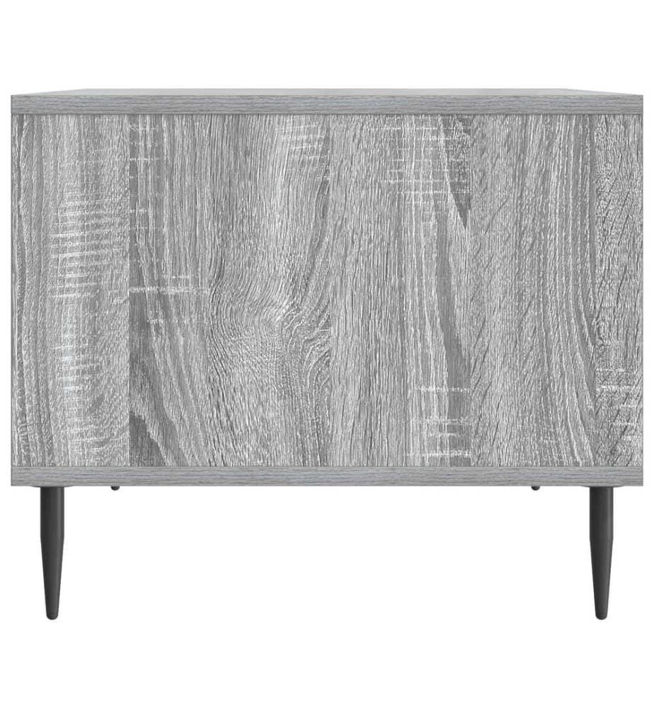 Couchtisch Grau Sonoma 90 x 50 x 40 cm Holzwerkstoff
