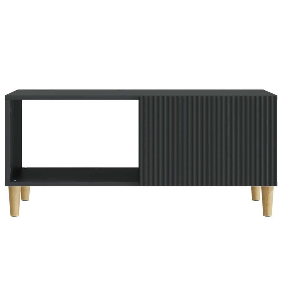 Couchtisch Schwarz 90 x 50 x 40 cm Holzwerkstoff