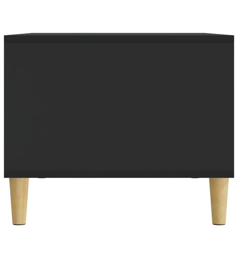 Couchtisch Schwarz 90 x 50 x 40 cm Holzwerkstoff