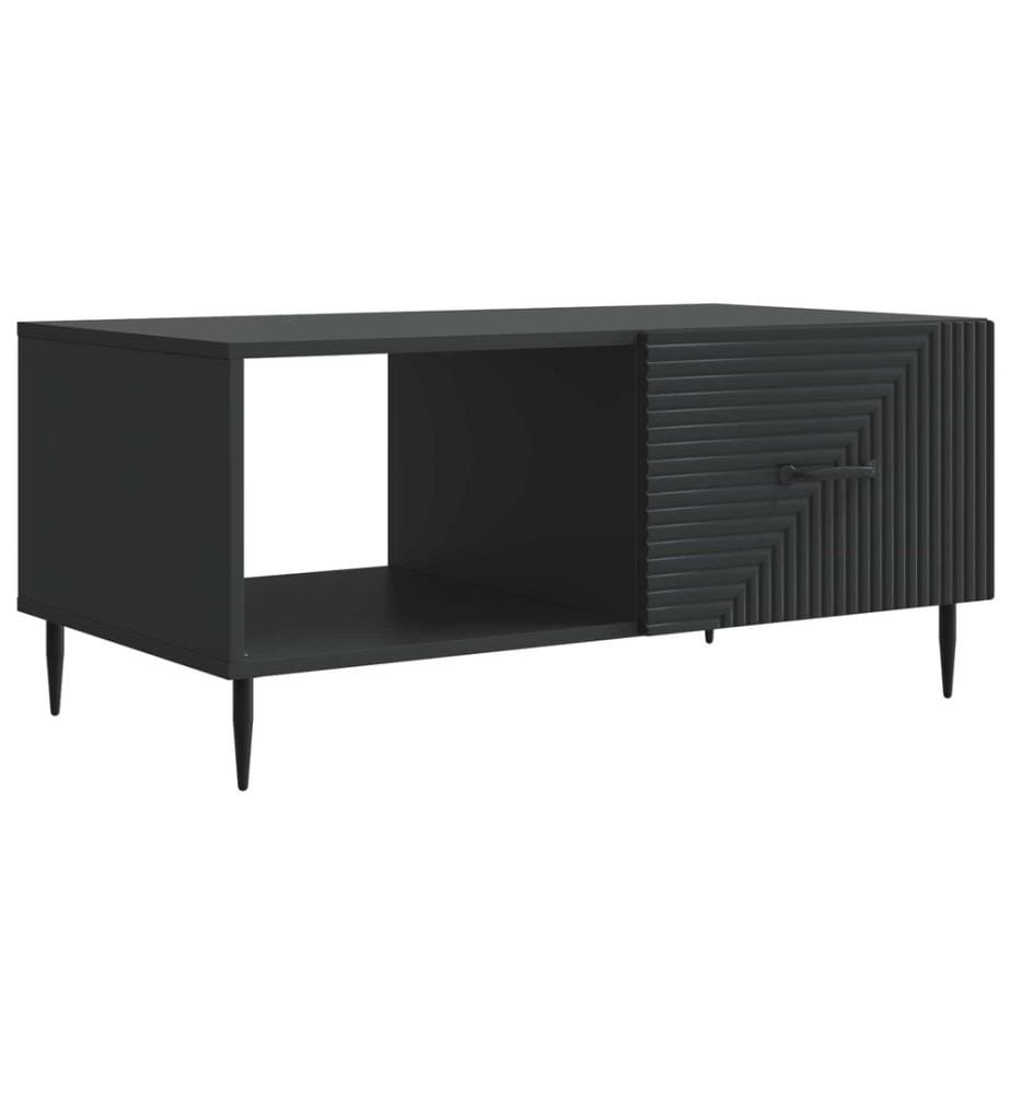 Couchtisch Schwarz 90 x 50 x 40 cm Holzwerkstoff