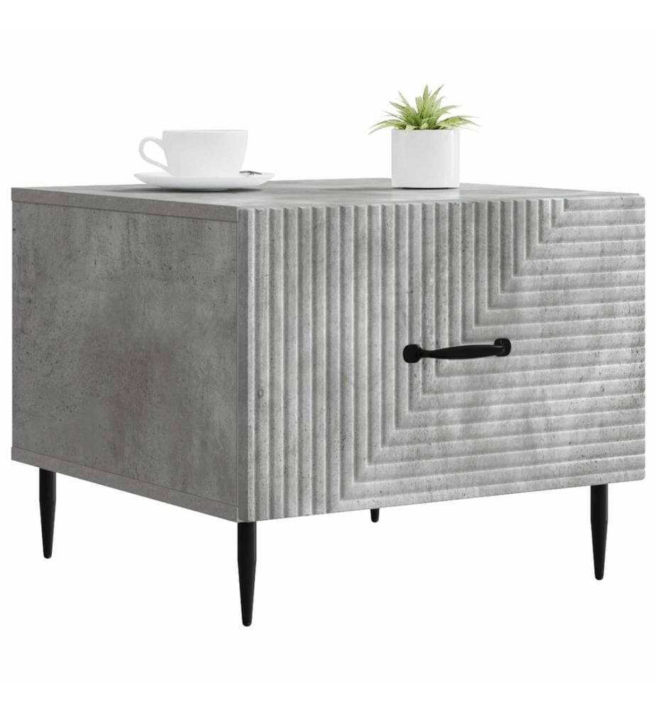 Couchtisch Betongrau 49 x 50 x 40 cm Holzwerkstoff