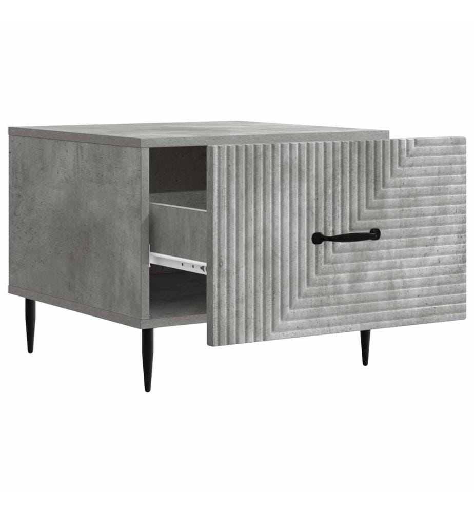 Couchtisch Betongrau 49 x 50 x 40 cm Holzwerkstoff