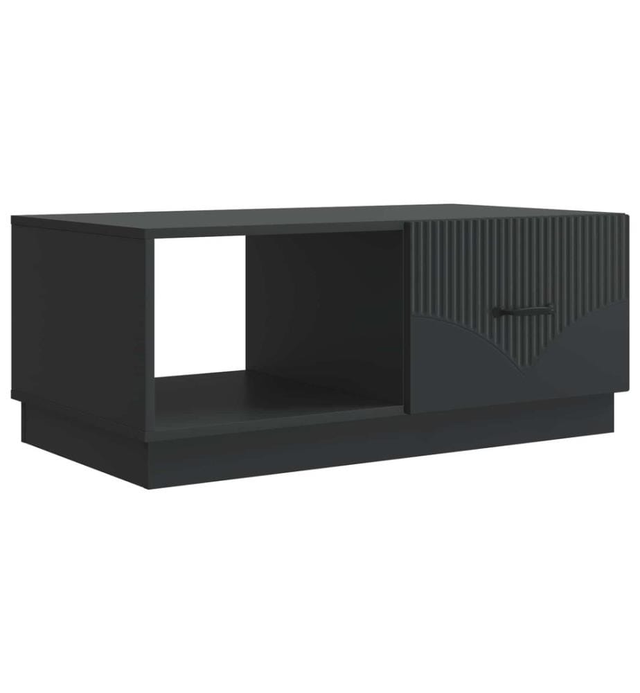 Couchtisch Schwarz 90 x 50 x 37 cm Holzwerkstoff