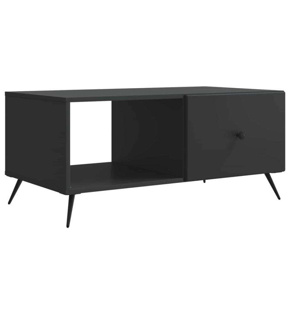 Couchtisch Schwarz 90 x 50 x 40 cm Holzwerkstoff