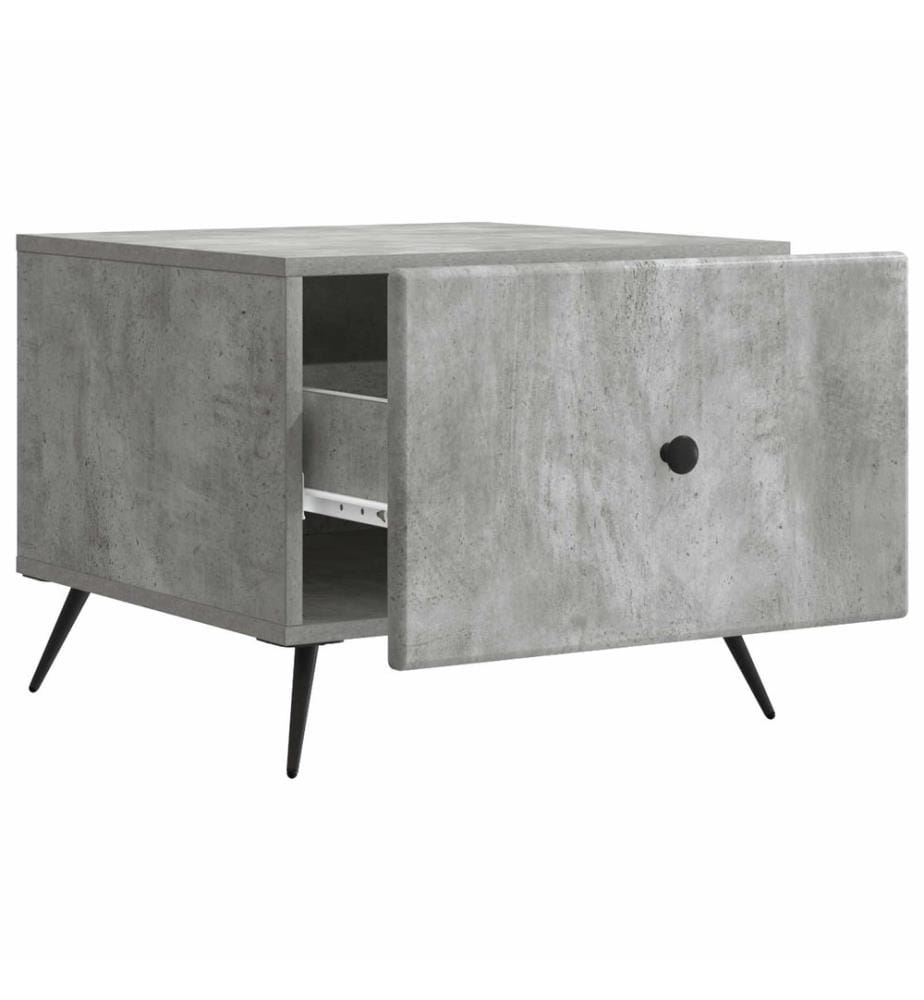 Couchtisch Betongrau 49 x 50 x 40 cm Holzwerkstoff