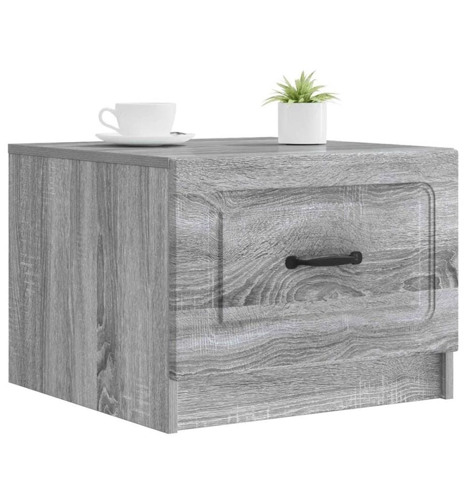 Table basse Sonoma gris 49 x 50 x 37 cm Bois d'ingénierie