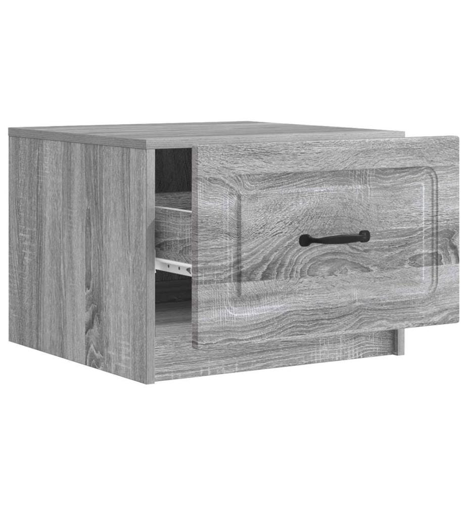 Table basse Sonoma gris 49 x 50 x 37 cm Bois d'ingénierie