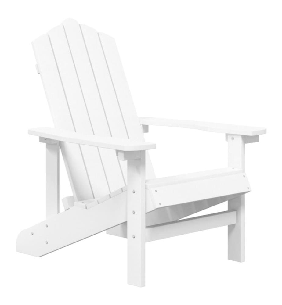 Adirondack-Gartenstühle 2 Stk. HDPE Weiss