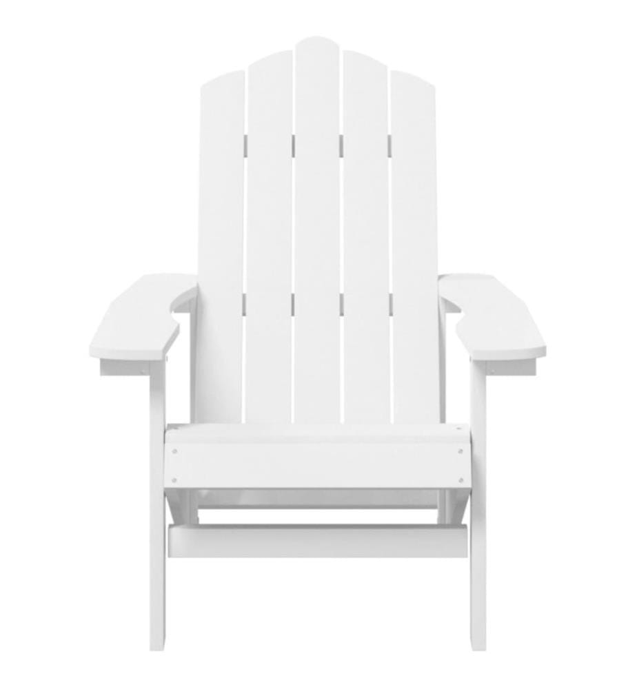 Adirondack-Gartenstühle 2 Stk. HDPE Weiss