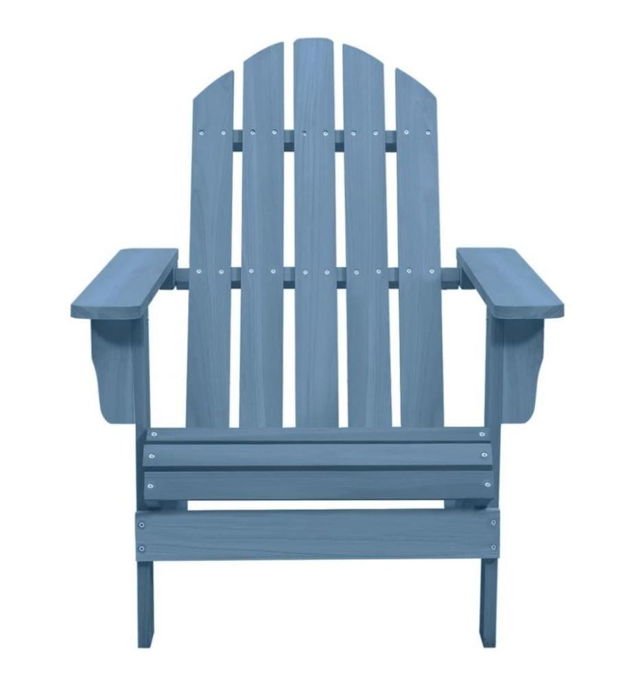 Adirondack-Gartenstuhl Massivholz Tanne Blau
