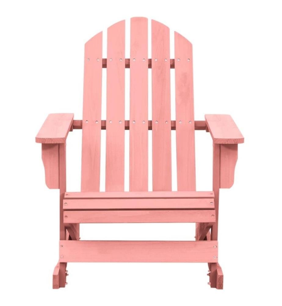 Adirondack-Schaukelstuhl Massivholz Tanne Rosa