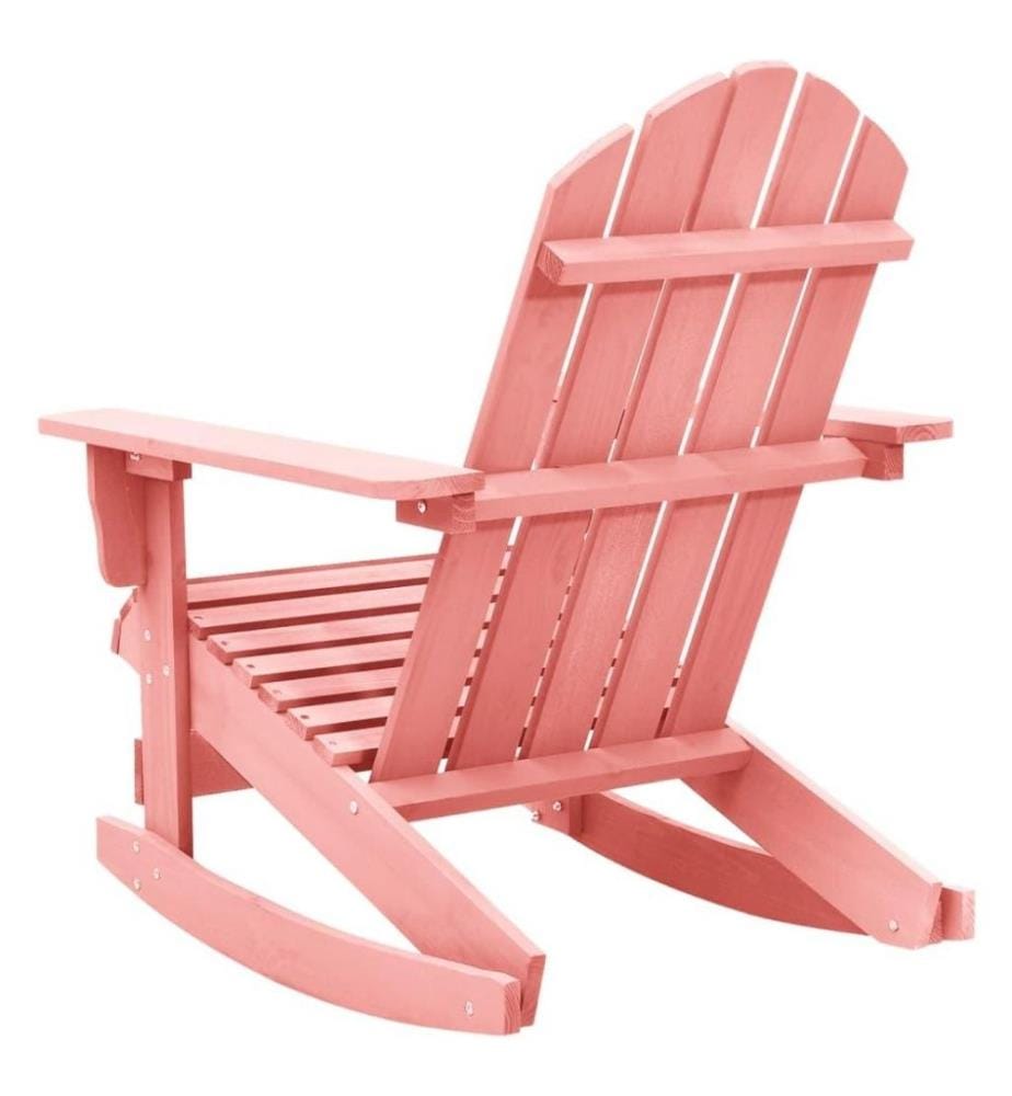 Adirondack-Schaukelstuhl Massivholz Tanne Rosa