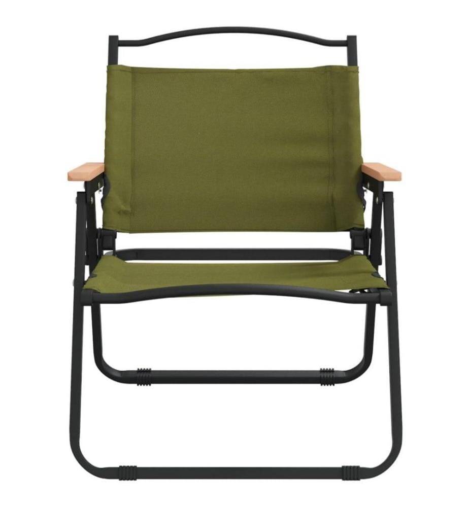 Campingstühle 2 Stk. Grün 54x43x59 cm Oxford-Gewebe