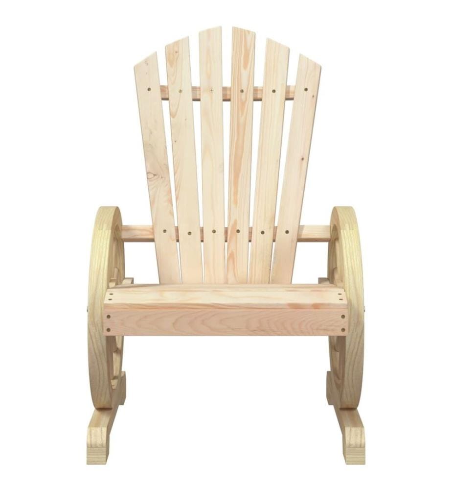 Chaises de jardin Adirondack 4 pcs bois de sapin massif