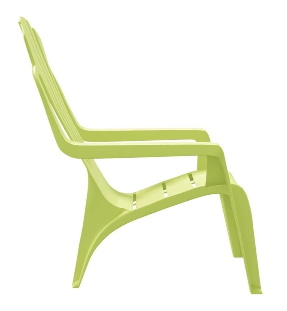 Chaises de jardin pour enfants lot de 2 vert 37x34x44 cm PP