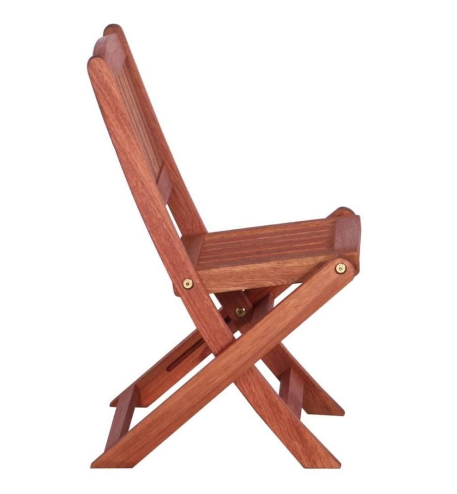 Chaises de salle à manger pour enfants 2 pcs Bois d'eucalyptus