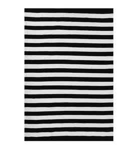 Outdoorteppich TAVAS Schwarz / Weiss 140 x 200 cm