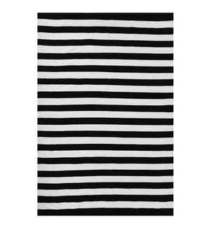 Outdoorteppich TAVAS Schwarz / Weiss 140 x 200 cm